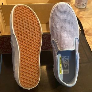 Size 10 womens Asher deluxe blue fog Vans